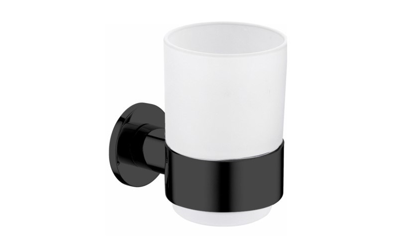 不鏽鋼漱口杯架(黑)